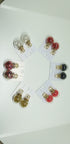 Glass Earring Jewellery (available in 8 colours)